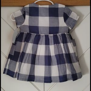 🌻6M Oshkosh B'Gosh Blue & white dress